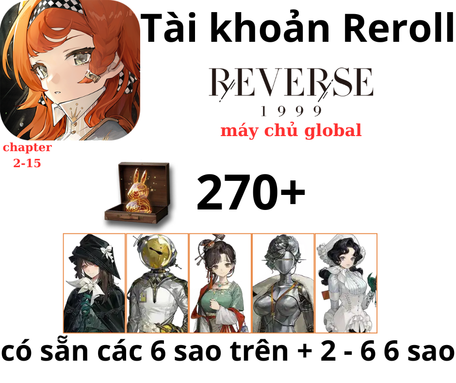 Reverse: 1999 Reroll 270+ Unilog 